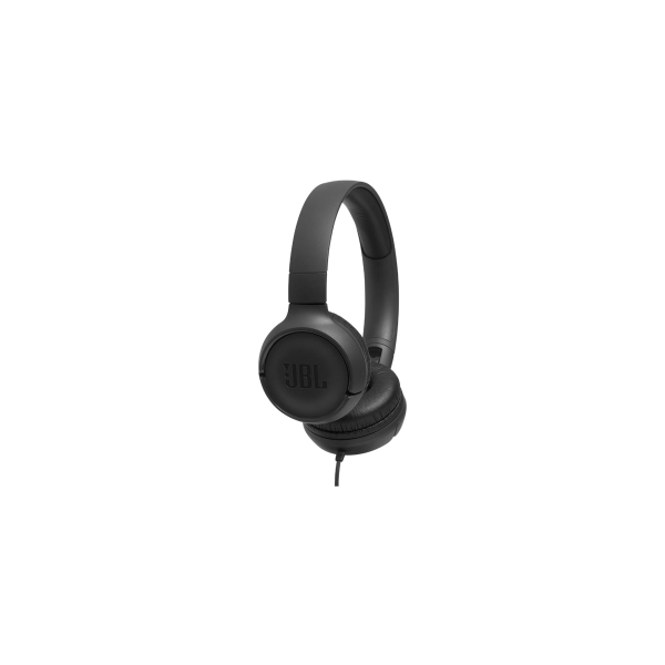אוזניות קשת חוטיות JBL TUNE T500 במגוון צבעים - שחור Black