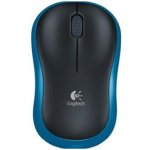 ⁦עכבר אלחוטי עם מבנה קומפקטי - Logitech M185 שחורכחול⁩ – תמונה ⁦2⁩