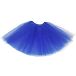 חצאית טוטו חלקה | כחול | 40 ס"מ