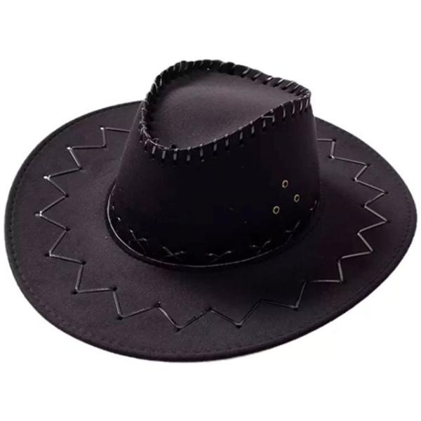 כובע קאובוי שחור ואיכותי