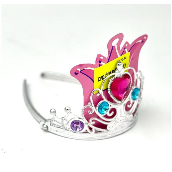 כתר יהלומים לב | פוקסיה