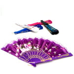 מניפה תחרה | סגול