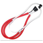 מקשבת רופא בצבע אדום