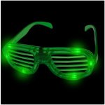 משקפי תריס למסיבות עם אורות | ירוק