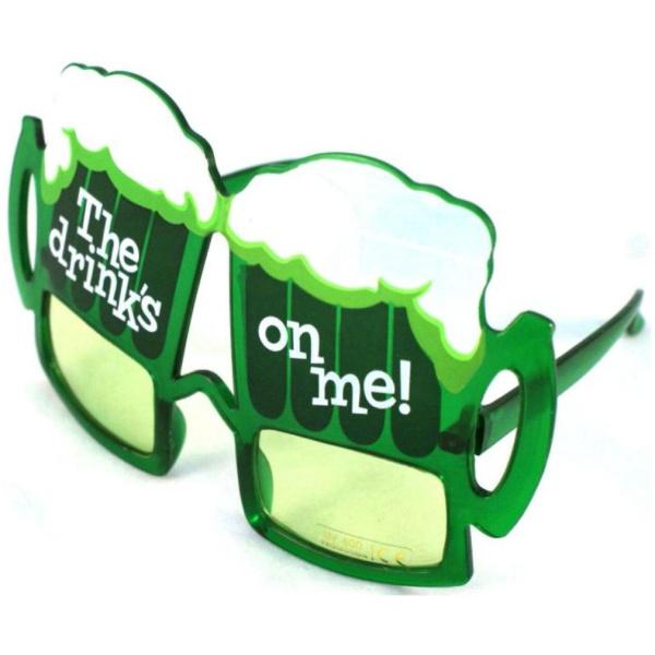 משקפיים כוס בירה | ירוק