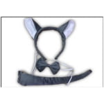 סט אביזרים לתחפושת זאב אפור