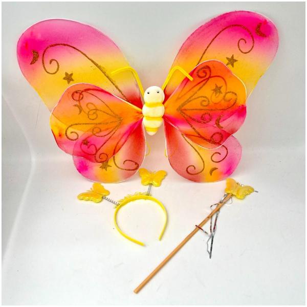 סט אביזרים פרפר צבעוני