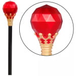 שרביט מלך פלסטיק | אדום