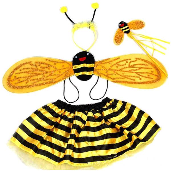 תחפושת דבורה מלכת הדבורים לנערות