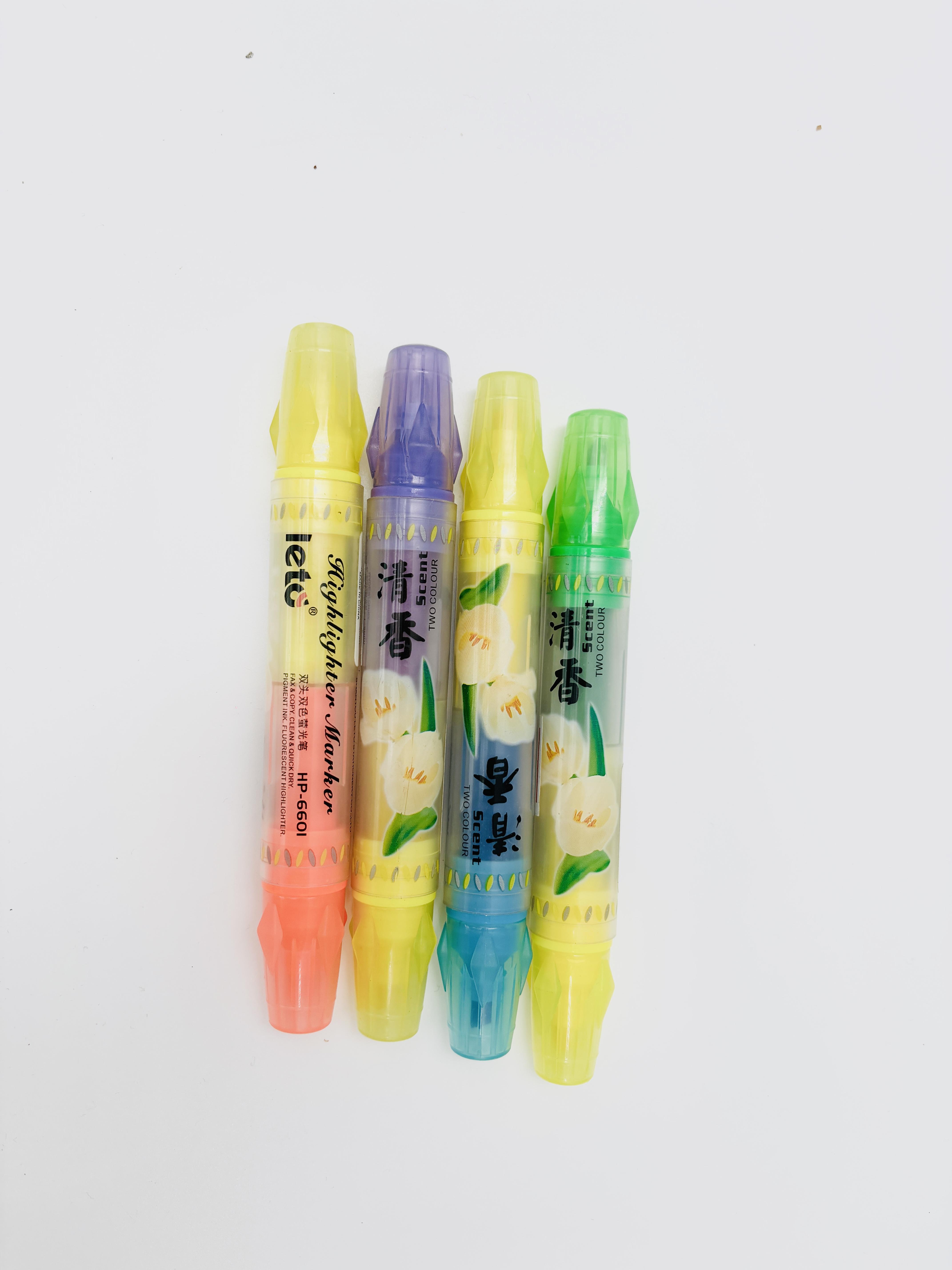 טוש דו צדדי טוש דו צדדי זוהר בצבעים שונים – תמונה 1