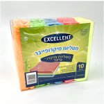 מטליות מיקרופייבר לניקוי | 10 יחידות