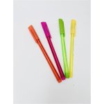 עט צבעוני פלסטיק שקוף בצבעים שונים