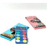 פלטת צבעי מים