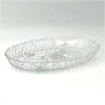 צלחת הגשה מחולקת | זכוכית