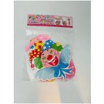 שקית גדולה לממתקים בצורת ליצן - נפתחת במשיכה