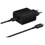 מטען מקורי 45W Samsung - כולל כבל USB Type C ל USB Type C - שחור