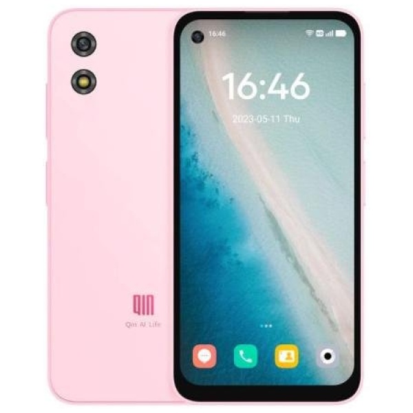 שיאומי  Qin3 Ultra 128GB 8GB RAM ורוד  תומך כשר טאצ' מלא