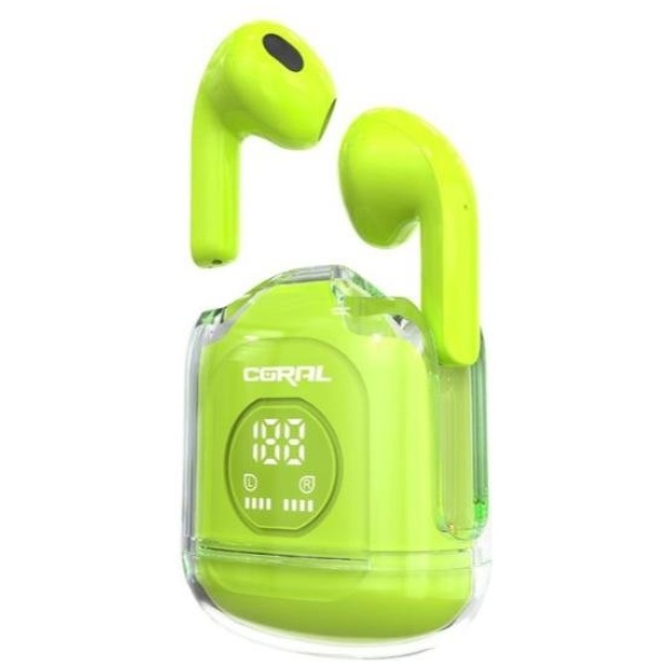 אוזניות אלחוטיות Coral Space TWS BT Green