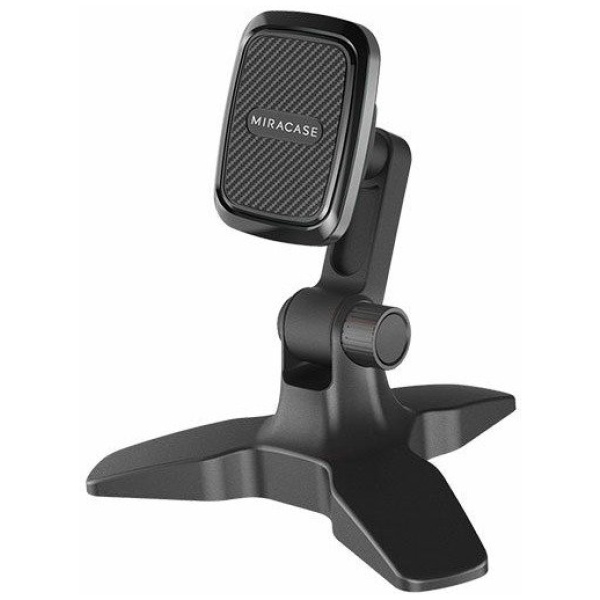 מחזיק שולחני לטלפון מגנטי עם בסיס חצובה וראש מסתובב - Miracase MTM44