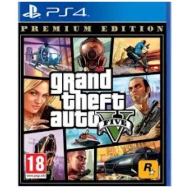 משחק קונסולה |  Grand Theft Auto V Premium Online Edition - PS4