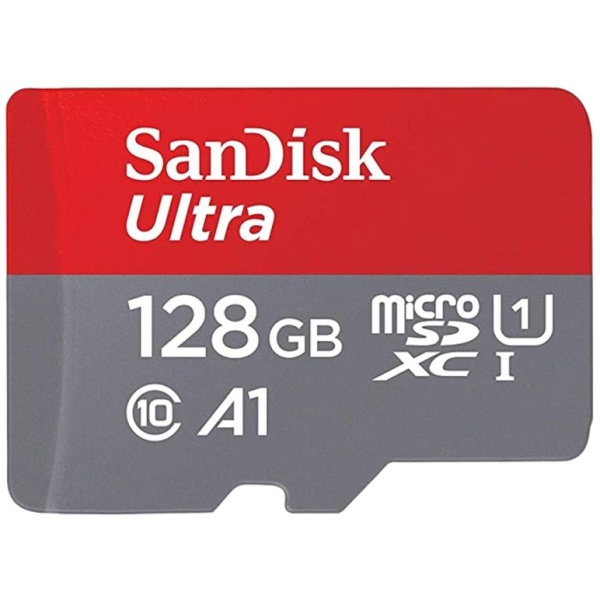 כרטיס זיכרון 128 גיגה-בייט | micro SD | Sandisk Ultra