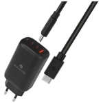 מטען קיר מהיר בצבע שחור  PD2 65W