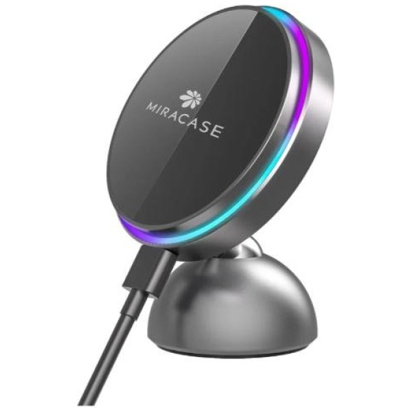 מעמד טעינה מגנטי אלחוטי לרכב דגם MMDM74 מבית MIRACASE