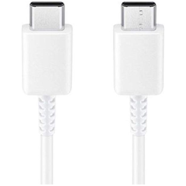 כבל סנכרון וטעינה USB Type-C ל-Samsung USB Type-C - באורך 1.8 מטר - צבע לבן