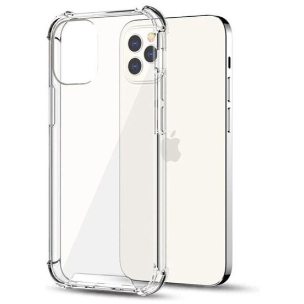 כיסוי סיליקון שקוף לכל מכשירי האייפון עם הגנה כפולה בפינות