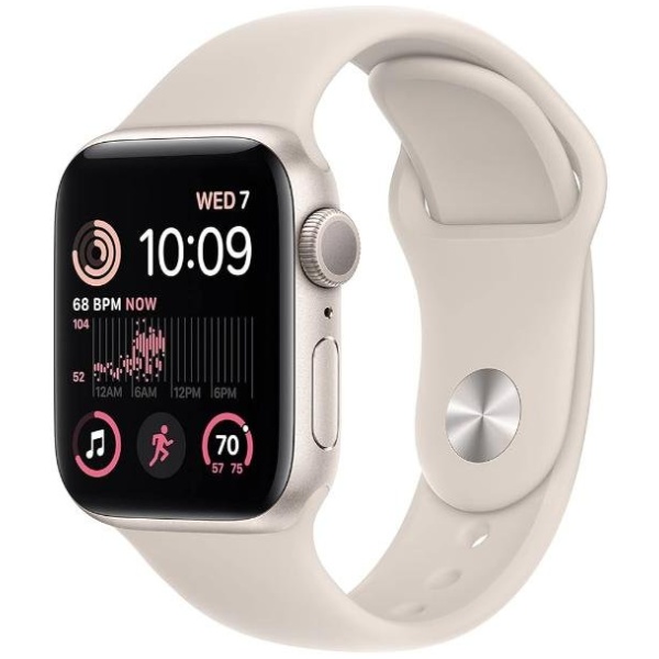 Apple Watch SE 2nd (2022) 40mm | GPS | לבן