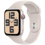Apple Watch SE 2022 GPS 44mm+ סלולר לבן רשמי