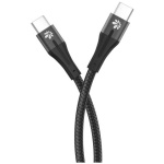 כבל שזור USB-C טעינה מהירה בהספק של 60W באורך 2 מטר שחור Miracase