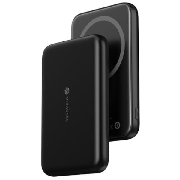 מטען נייד מהיר אלחוטי | MAGSAFE 5,000mAh Miracase | שחור