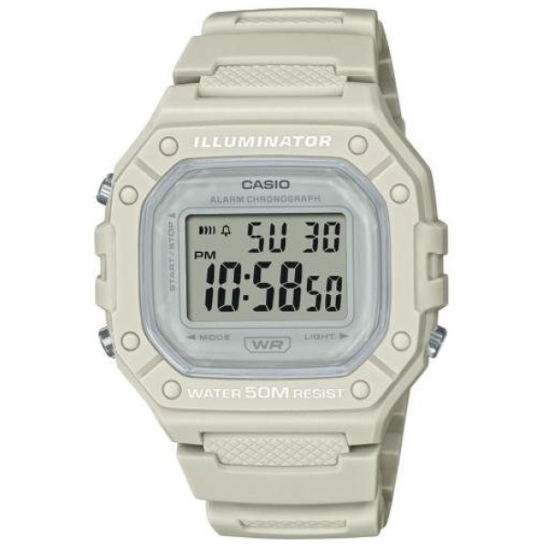 שעון יד דיגיטלי | CASIO W-218HC-8AVDF | לבן