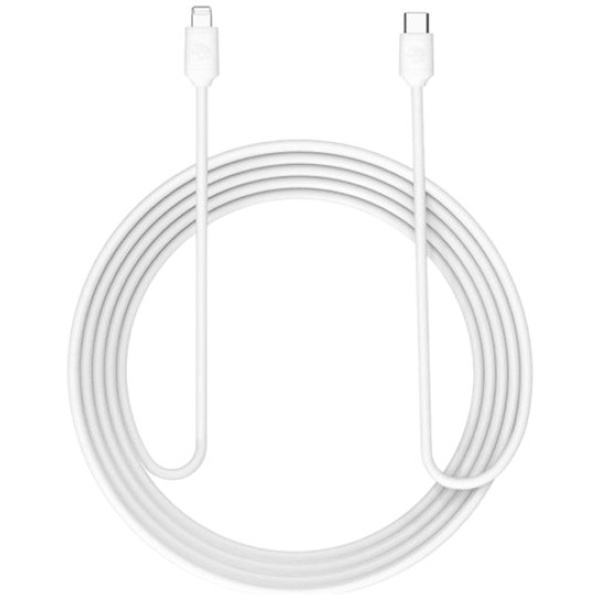 כבל MAC808 MFI IPHONE בצבע לבן Miracase 1.2