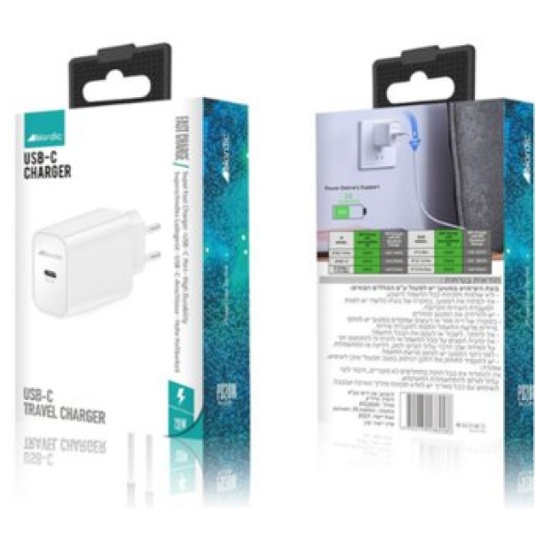 ראש מטען מהיר מאוד 25W מבית Nordic