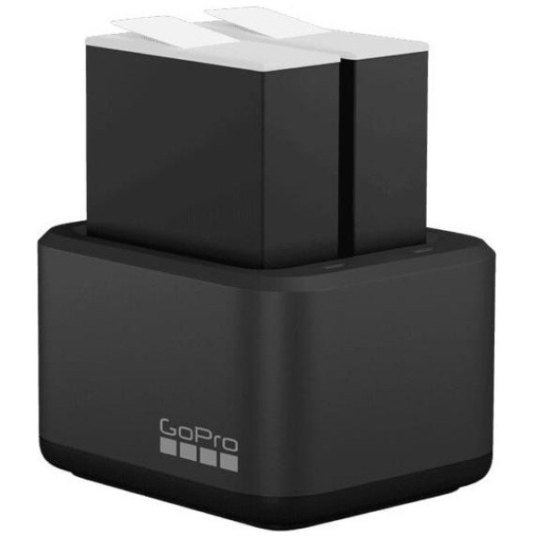 GoPro | מטען כפול+2 סוללות | HERO דגמים 09-12