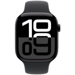 שעון חכם Apple Watch 46mm Series 10 GPS צבע שעון Jet Black Aluminium צבע רצועה B